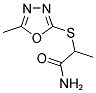 2-[(5-METHYL-1,3,4-OXADIAZOL-2-YL)SULFANYL]PROPANAMIDE Struktur