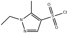 1-ETHYL-5-METHYL-1H-PYRAZOLE-4-SULFONYL CHLORIDE Struktur