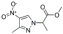 2-(3-METHYL-4-NITRO-PYRAZOL-1-YL)-PROPIONIC ACID METHYL ESTER Struktur