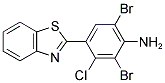 4-(1,3-BENZOTHIAZOL-2-YL)-2,6-DIBROMO-3-CHLOROANILINE Struktur