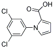 1H-PYRROLE-2-CARBOXYLIC ACID, 1-(3,5-DICHLOROPHENYL)- Struktur