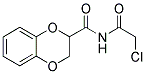 2,3-DIHYDRO-BENZO[1,4]DIOXINE-2-CARBOXYLIC ACID (2-CHLORO-ACETYL)-AMIDE Struktur