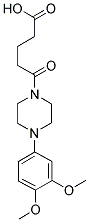 5-[4-(3,4-DIMETHOXYPHENYL)PIPERAZIN-1-YL]-5-OXOPENTANOIC ACID Struktur