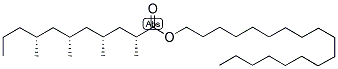 OCTADECYL 2(R),4(R),6(R),8(R)-TETRAMETHYLUNDECANOATE Struktur