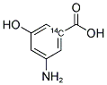 3-AMINO-5-HYDROXYBENZOIC ACID, [1-14C] Struktur