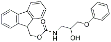 FMOC-1-AMINO-3-PHENOXY-2-PROPANOL Struktur