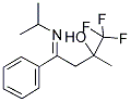 1,1,1-TRIFLUORO-4-ISOPROPYLIMINO-2-METHYL-4-PHENYL-BUTAN-2-OL Struktur