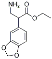 3-AMINO-2-BENZO[1,3]DIOXOL-5-YL-PROPIONIC ACID ETHYL ESTER Struktur