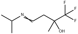 1,1,1-TRIFLUORO-4-ISOPROPYLIMINO-2-METHYLBUTANE-2-OL Struktur