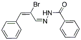 N'-[(1Z,2E)-2-BROMO-3-PHENYLPROP-2-ENYLIDENE]BENZOHYDRAZIDE Struktur