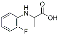 2-(2-FLUORO-PHENYLAMINO)-PROPIONIC ACID Struktur