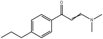 3-(DIMETHYLAMINO)-1-(4-PROPYLPHENYL)-2-PROPEN-1-ONE Struktur