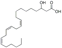 3(R,S)-HYDROXY-10(Z),13(Z),16(Z)-DOCOSATRIENOIC ACID Struktur