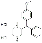 [(4-METHOXYPHENYL)PHENYLMETHYL]PIPERAZINE DIHYDROCHLORIDE Struktur