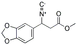 METHYL 3-ISOCYANO-3-(3,4-METHYLENEDIOXYPHENYL)PROPIONATE Struktur