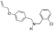 N-(4-(ALLYLOXY)BENZYL)-N-(2-CHLOROBENZYL)AMINE Struktur