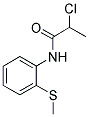 2-CHLORO-N-[2-(METHYLTHIO)PHENYL]PROPANAMIDE Struktur