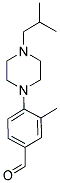 4-(4-ISOBUTYLPIPERAZIN-1-YL)-3-METHYLBENZALDEHYDE Struktur