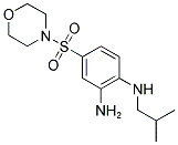 N1-ISOBUTYL-4-(MORPHOLINE-4-SULFONYL)-BENZENE-1,2-DIAMINE Struktur