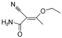 (2E)-2-CYANO-3-ETHOXYBUT-2-ENAMIDE Struktur