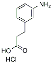 3-(3-AMINO-PHENYL)-PROPIONIC ACID HYDROCHLORIDE Struktur