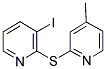 3-IODO-2-[(4-METHYLPYRIDIN-2-YL)SULFANYL]PYRIDINE Struktur