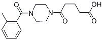 5-[4-(2-METHYLBENZOYL)PIPERAZIN-1-YL]-5-OXOPENTANOIC ACID Struktur