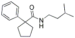 N-(3-METHYLBUTYL)(PHENYLCYCLOPENTYL)FORMAMIDE Struktur