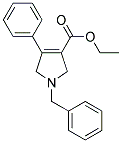 1-BENZYL-4-PHENYL-2,5-DIHYDRO-1H-PYRROLE-3-CARBOXYLIC ACID ETHYL ESTER Struktur