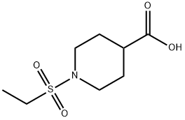 1-ETHANESULFONYL-PIPERIDINE-4-CARBOXYLIC ACID Struktur