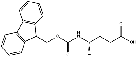 (S)-FMOC-4-AMINO-PENTANOIC ACID Struktur