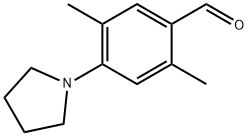 2,5-DIMETHYL-4-PYRROLIDIN-1-YL-BENZALDEHYDE Struktur