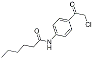 HEXANOIC ACID [4-(2-CHLORO-ACETYL)-PHENYL]-AMIDE Struktur