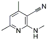 4,6-DIMETHYL-2-(METHYLAMINE)NICOTINONITRILE Struktur