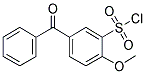 5-BENZOYL-2-METHOXY-BENZENESULFONYL CHLORIDE Struktur