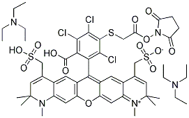 ALEXA FLUOR(R) 610 CARBOXYLIC ACID, SUCCINIMIDYL ESTER Struktur