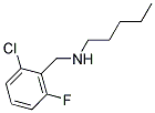 N-(2-CHLORO-6-FLUOROBENZYL)-N-PENTYLAMINE Struktur