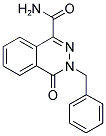 3-BENZYL-4-OXO-3,4-DIHYDRO-PHTHALAZINE-1-CARBOXYLIC ACID AMIDE Struktur