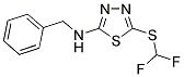 N-BENZYL-5-[(DIFLUOROMETHYL)THIO]-1,3,4-THIADIAZOL-2-AMINE Struktur