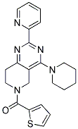 (4-PIPERIDIN-1-YL-2-PYRIDIN-2-YL-7,8-DIHYDRO-5H-PYRIDO[4,3-D]PYRIMIDIN-6-YL)-THIOPHEN-2-YL-METHANONE Struktur