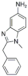 2-BENZYL-1-METHYL-1 H-BENZOIMIDAZOL-5-YLAMINE Struktur