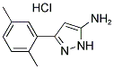 3-(2,5-DIMETHYLPHENYL)-1H-PYRAZOL-5-YLAMINE HYDROCHLORIDE Struktur