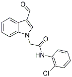 N-(2-CHLORO-PHENYL)-2-(3-FORMYL-INDOL-1-YL)-ACETAMIDE Struktur