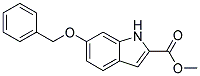 6-BENZYLOXY-1H-INDOLE-2-CARBOXYLIC ACID METHYL ESTER Struktur