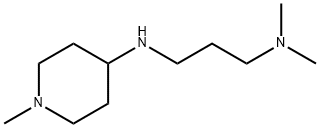 N,N-DIMETHYL-N'-(1-METHYL-PIPERIDIN-4-YL)-PROPANE-1,3-DIAMINE Struktur