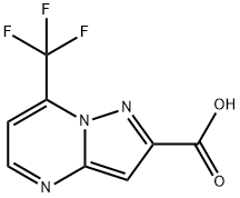 7-TRIFLUOROMETHYL-PYRAZOLO[1,5-A]PYRIMIDINE-2-CARBOXYLIC ACID Struktur