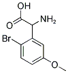 AMINO(2-BROMO-5-METHOXYPHENYL)ACETIC ACID Struktur