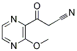 3-(3-METHOXY-PYRAZIN-2-YL)-3-OXO-PROPIONITRILE Struktur