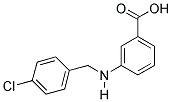 3-((4-CHLOROBENZYL)AMINO)BENZOIC ACID Struktur