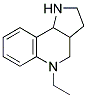 5-ETHYL-2,3,3A,4,5,9B-HEXAHYDRO-1H-PYRROLO[3,2-C]QUINOLINE Struktur